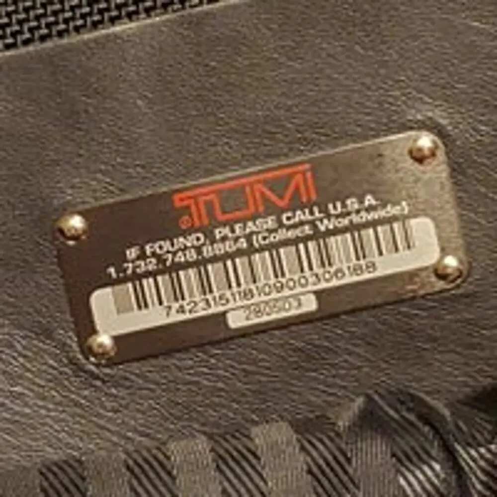Tumi Briefcase with Padded Laptop Sleeve Insert Bag Black #280SD3.